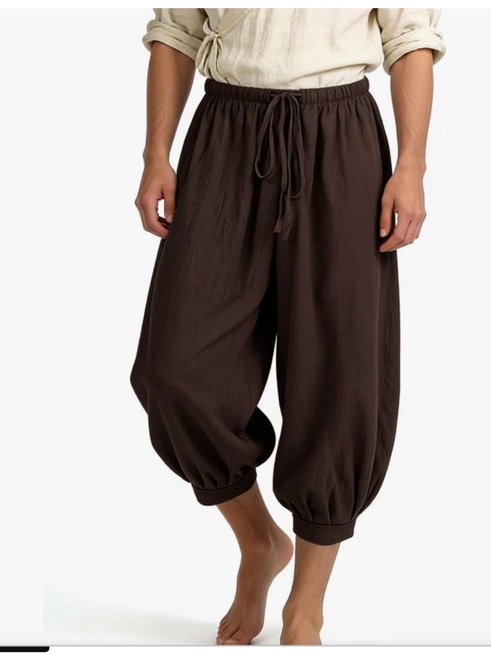 Pirate Pants, Renaissance Lantern Costume Trousers for LARP & Halloween